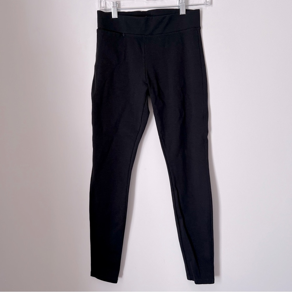 American Giant Black Ponte Pull-On Basic Legging … - image 4